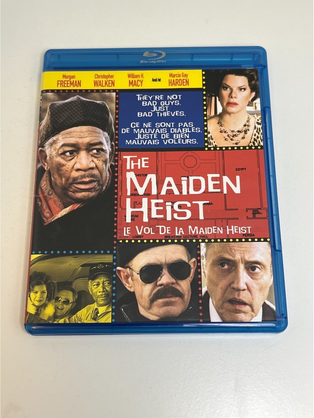 The Maiden Heist Blu-ray Canadian Bilingual Morgan Freeman Walken Le Vol de la M